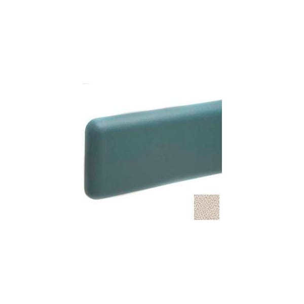 Pawling Wall Guard W/Rounded Top & Bottom Edges, Aluminum Retainer, 6"H x 12'L, Khaki Brown WG-6-12-682 - main